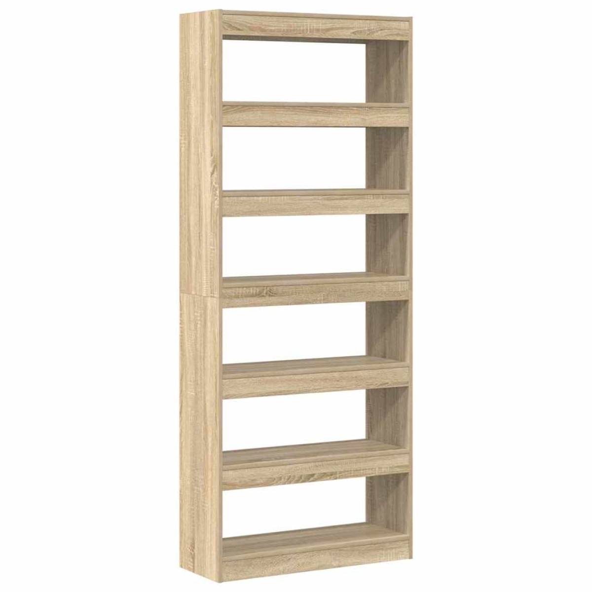 vidaXL Βιβλιοθήκη 6 επιπέδων 80 x 30 x 198 εκ Επεξεργασμένο Ξύλο