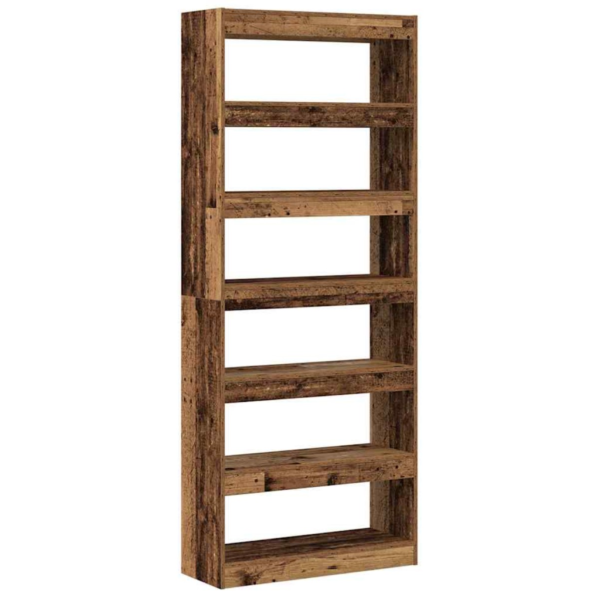 vidaXL Βιβλιοθήκη 6 επιπέδων 80 x 30 x 198 εκ Επεξεργασμένο Ξύλο