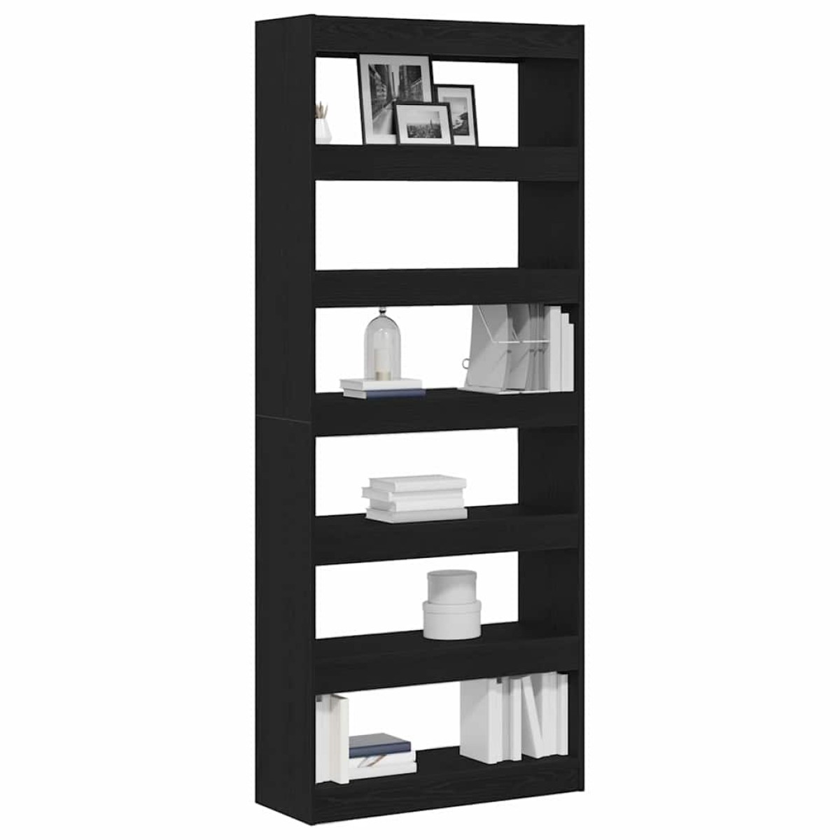 vidaXL Βιβλιοθήκη 6 επιπέδων 80 x 30 x 198 εκ Επεξεργασμένο Ξύλο