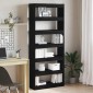 vidaXL Βιβλιοθήκη 6 επιπέδων 80 x 30 x 198 εκ Επεξεργασμένο Ξύλο
