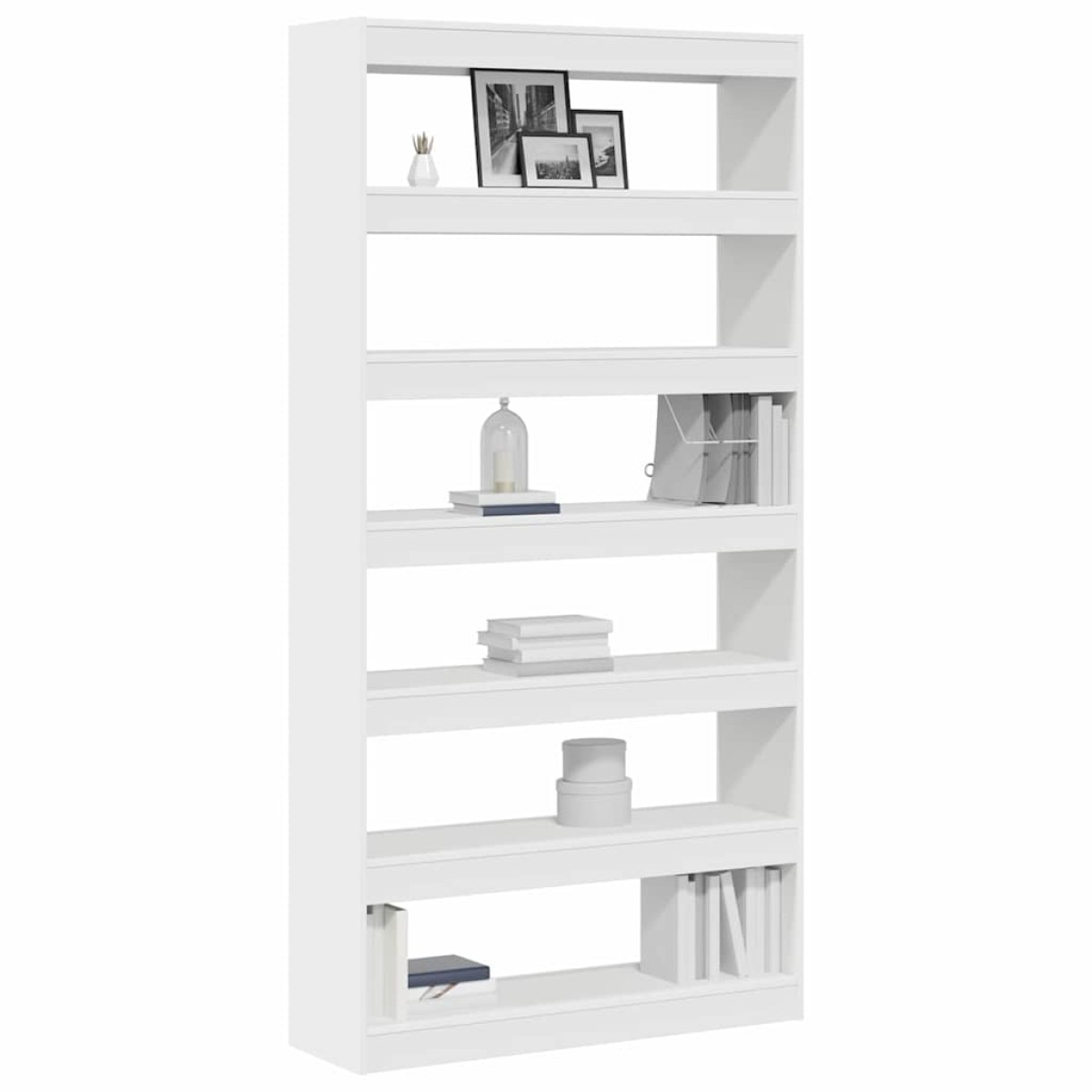 vidaXL Βιβλιοθήκη 6 επίπεδα 100 x 30 x 198 εκ. Επεξεργασμένο Ξύλο