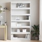 vidaXL Βιβλιοθήκη 6 επίπεδα 100 x 30 x 198 εκ. Επεξεργασμένο Ξύλο