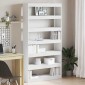 vidaXL Βιβλιοθήκη 6 επίπεδα 100 x 30 x 198 εκ. Επεξεργασμένο Ξύλο