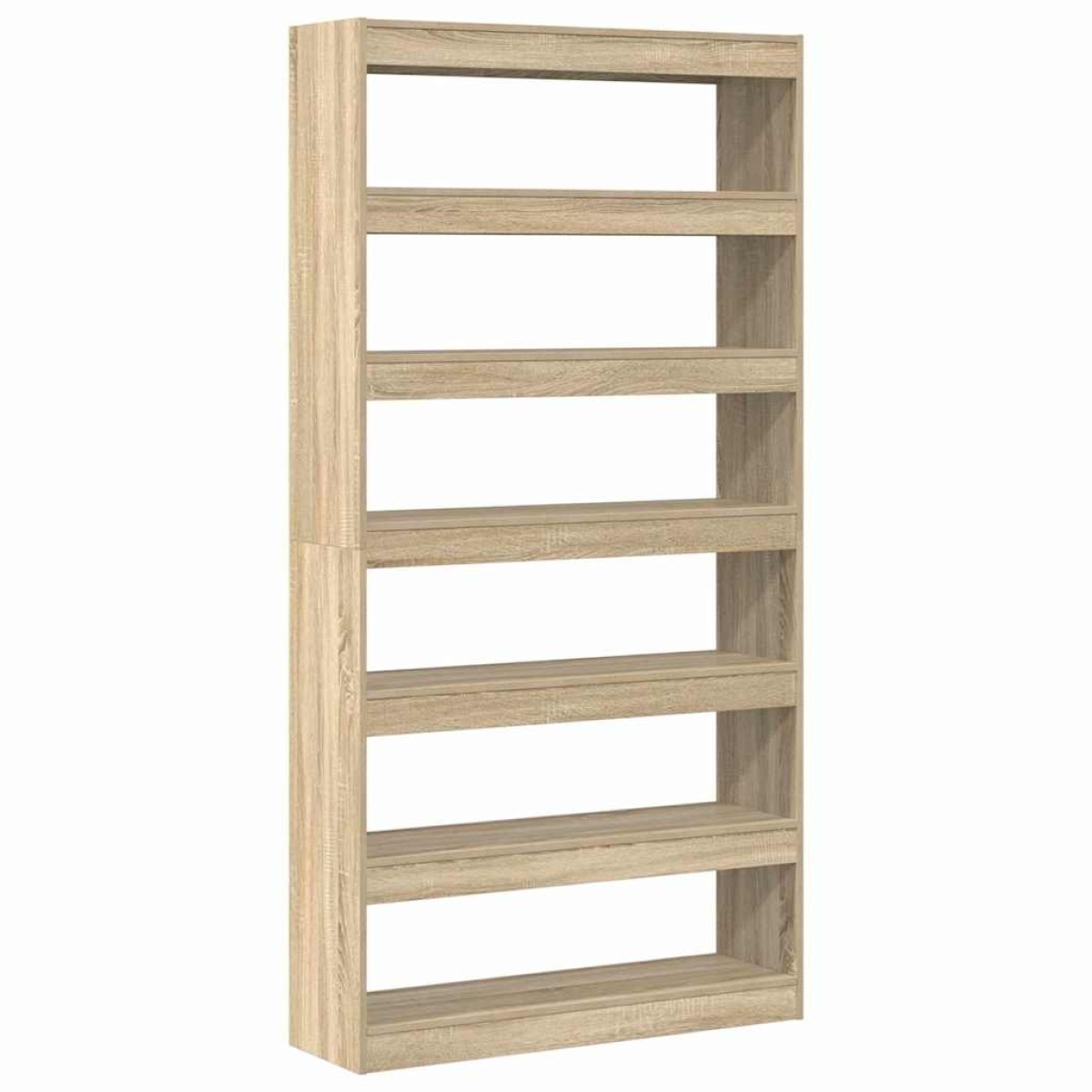 vidaXL Βιβλιοθήκη 6 επίπεδα 100 x 30 x 198 εκ. Επεξεργασμένο Ξύλο