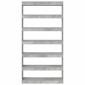 vidaXL Βιβλιοθήκη 6 επίπεδα 100 x 30 x 198 εκ. Επεξεργασμένο Ξύλο