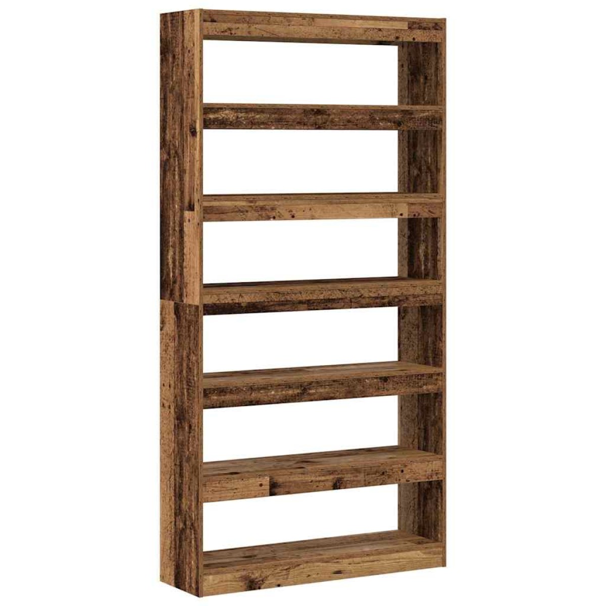 vidaXL Βιβλιοθήκη 6 επίπεδα 100 x 30 x 198 εκ. Επεξεργασμένο Ξύλο