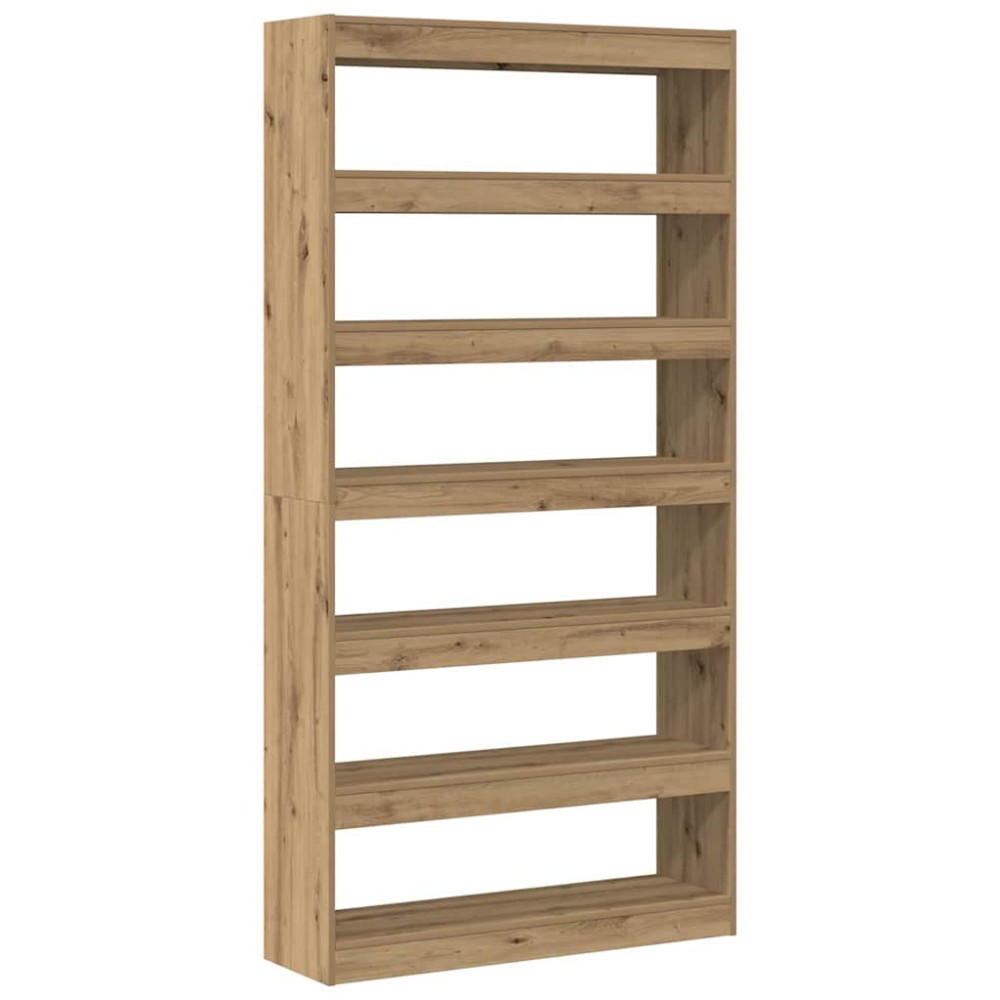 vidaXL Βιβλιοθήκη 6 επίπεδα 100 x 30 x 198 εκ. Επεξεργασμένο Ξύλο