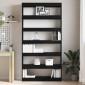 vidaXL Βιβλιοθήκη 6 επίπεδα 100 x 30 x 198 εκ. Επεξεργασμένο Ξύλο