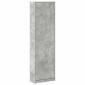 vidaXL Ντουλάπι Σκυρόδεμα Γκρι 55 x 25 x 189 εκ. Επεξεργασμένο Ξύλο