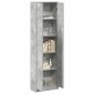 vidaXL Ντουλάπι Σκυρόδεμα Γκρι 55 x 25 x 189 εκ. Επεξεργασμένο Ξύλο
