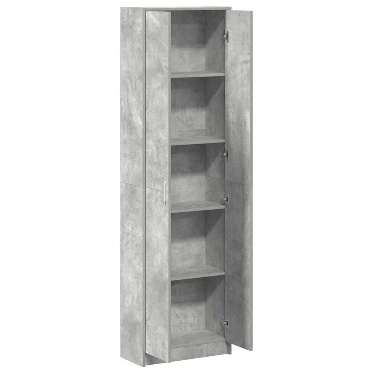 vidaXL Ντουλάπι Σκυρόδεμα Γκρι 55 x 25 x 189 εκ. Επεξεργασμένο Ξύλο