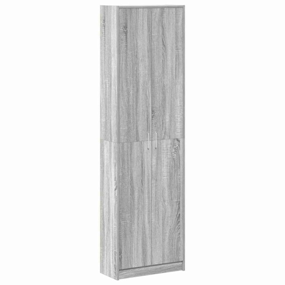 vidaXL Ντουλάπι Γκρίζο Σονομα 55 x 25 x 189 εκ. Επεξεργασμένο Ξύλο