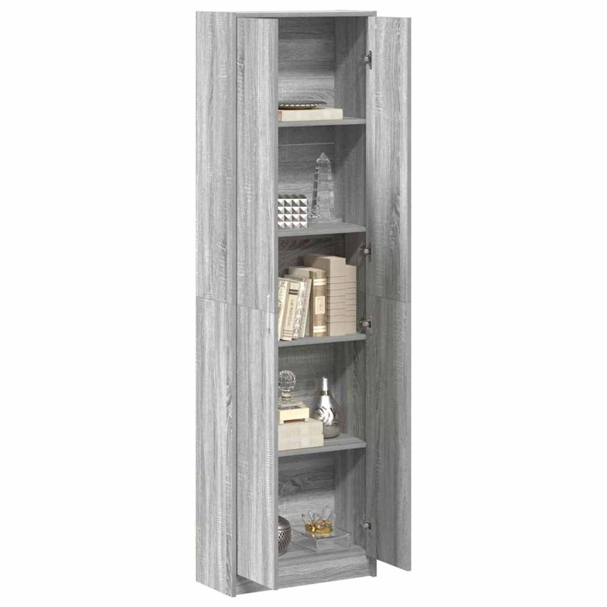vidaXL Ντουλάπι Γκρίζο Σονομα 55 x 25 x 189 εκ. Επεξεργασμένο Ξύλο