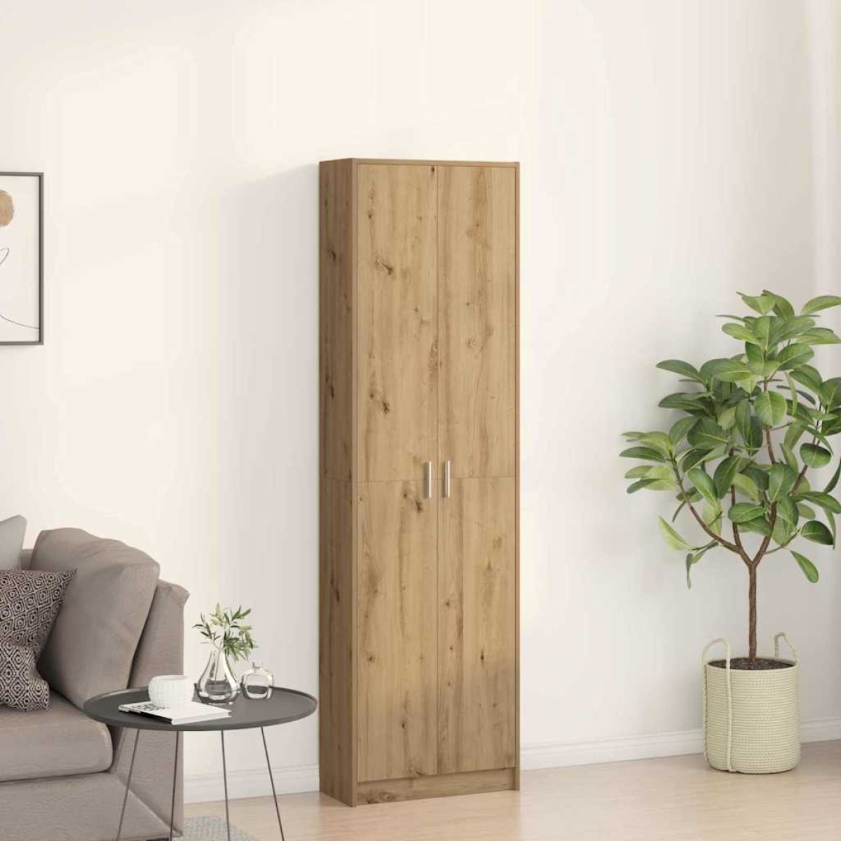 vidaXL Ντουλάπι Artisan Oak 55 x 25 x 189 εκ. Επεξεργασμένο Ξύλο