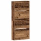 vidaXL Ντουλάπα Παπουτσιών 80 x 21 x 163,5 cm Επεξεργασμένο Ξύλο