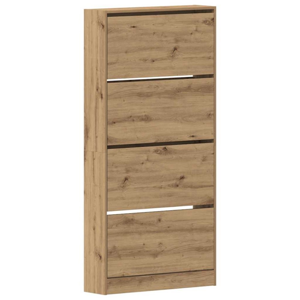 vidaXL Ντουλάπα Παπουτσιών 80 x 21 x 163,5 cm Επεξεργασμένο Ξύλο