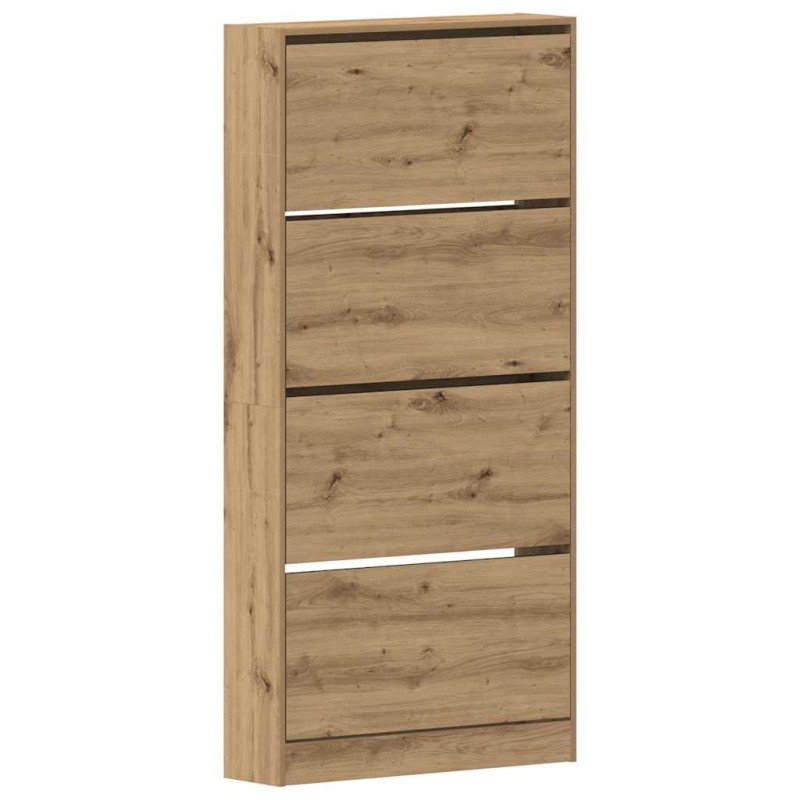 vidaXL Ντουλάπα Παπουτσιών 80 x 21 x 163,5 cm Επεξεργασμένο Ξύλο