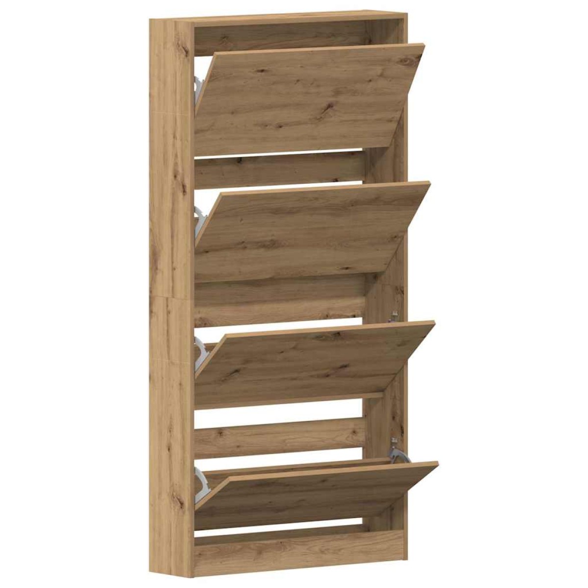 vidaXL Ντουλάπα Παπουτσιών 80 x 21 x 163,5 cm Επεξεργασμένο Ξύλο