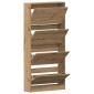 vidaXL Ντουλάπα Παπουτσιών 80 x 21 x 163,5 cm Επεξεργασμένο Ξύλο