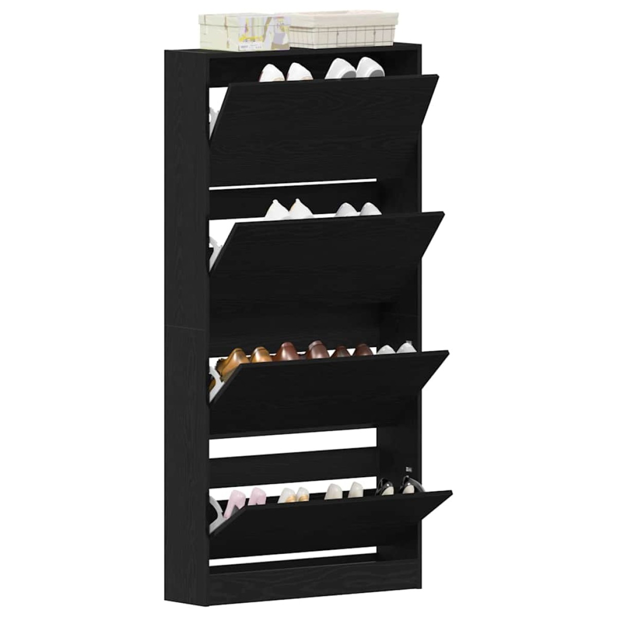 vidaXL Ντουλάπα Παπουτσιών 80 x 21 x 163,5 cm Επεξεργασμένο Ξύλο