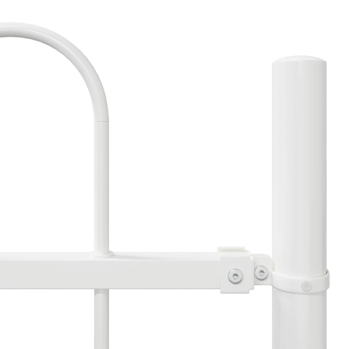 vidaXL Φράχτης Κήπου BOXTEL 2 τμχ. 3,4 x 1,2 μ Ατσάλι με Πούδρα Λευκό