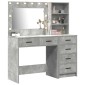 vidaXL Τραπέζι περιποίησης 2 τμχ. Γκρι 78.5 x 41 x 135 εκ