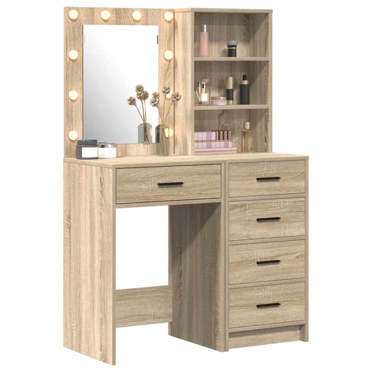 vidaXL Τραπέζι περιποίησης 2 τμχ. Καφέ 50 x 41 x 135 εκ