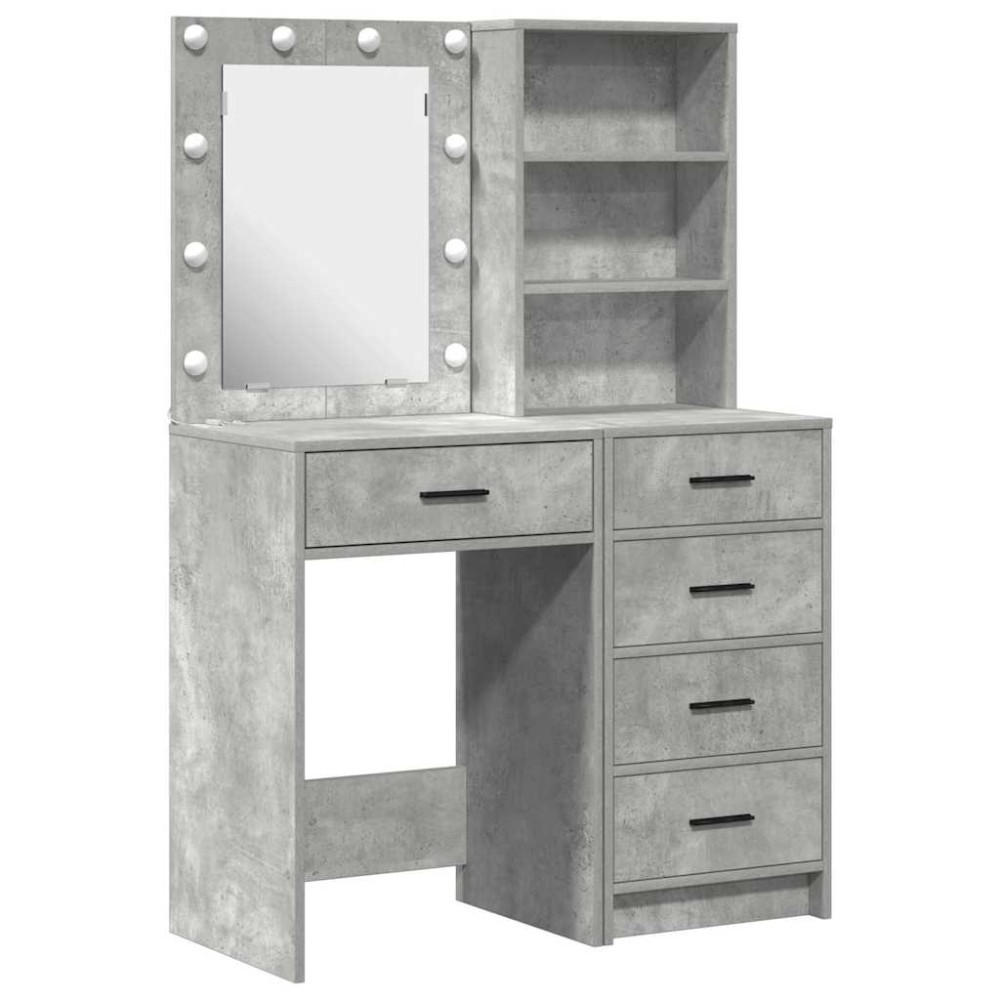 vidaXL Τραπέζι περιποίησης 2 τμχ. Γκρι 50 x 41 x 135 εκ