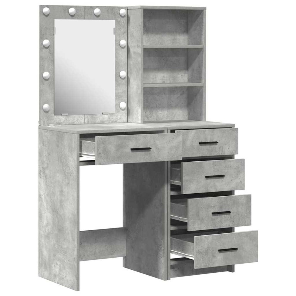 vidaXL Τραπέζι περιποίησης 2 τμχ. Γκρι 50 x 41 x 135 εκ