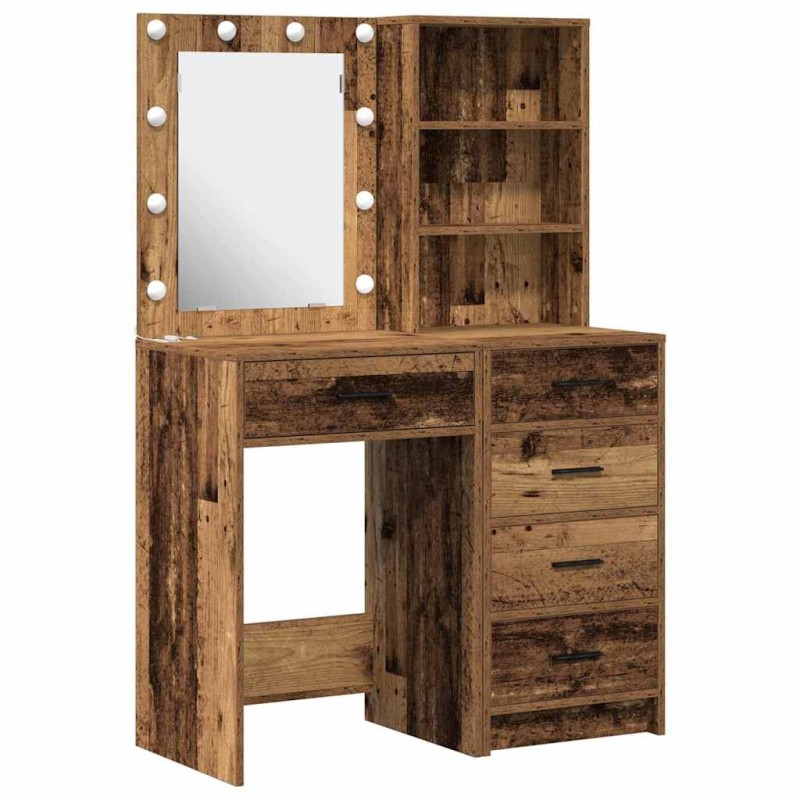 vidaXL Τραπέζι περιποίησης 2 τμχ. Καφέ 50 x 41 x 135 εκ
