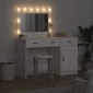 vidaXL Τραπέζι περιποίησης 2 τμχ. Λευκό 40 x 41 x 75 εκ