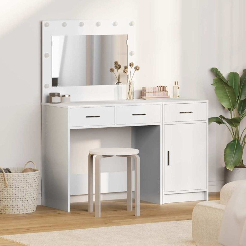 vidaXL Τραπέζι περιποίησης 2 τμχ. Λευκό 40 x 41 x 75 εκ