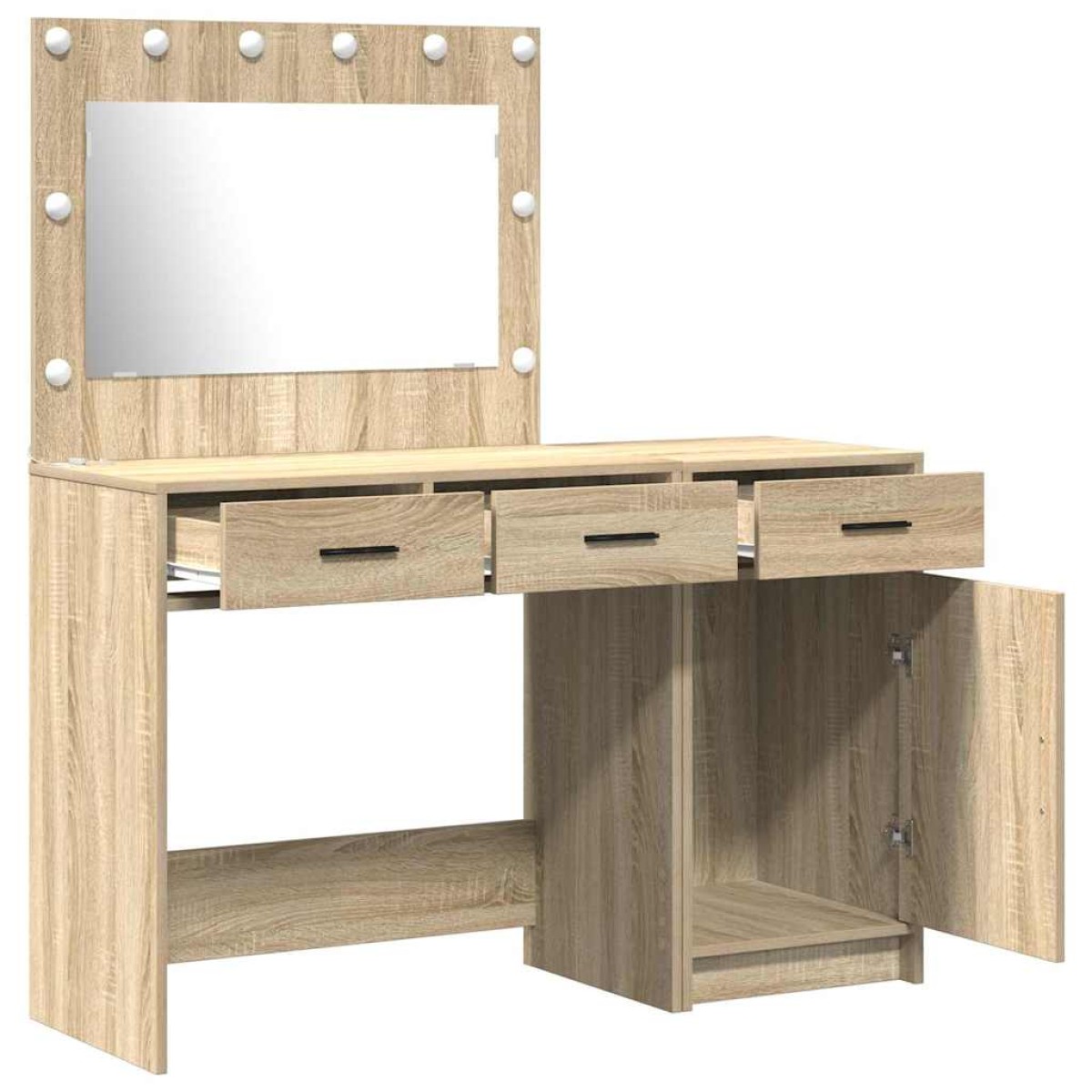 vidaXL Τραπέζι περιποίησης 2 τμχ. Καφέ 40 x 41 x 75 εκ