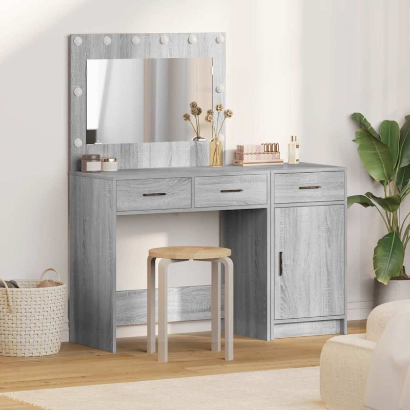 vidaXL Τραπέζι περιποίησης 2 τμχ. Γκρι 40 x 41 x 75 εκ