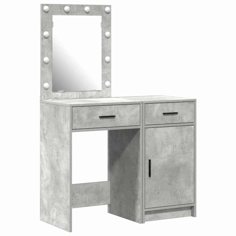 vidaXL Τραπέζι περιποίησης 2 τμχ. Γκρι 50 x 41 x 135 εκ