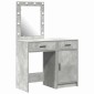 vidaXL Τραπέζι περιποίησης 2 τμχ. Γκρι 50 x 41 x 135 εκ
