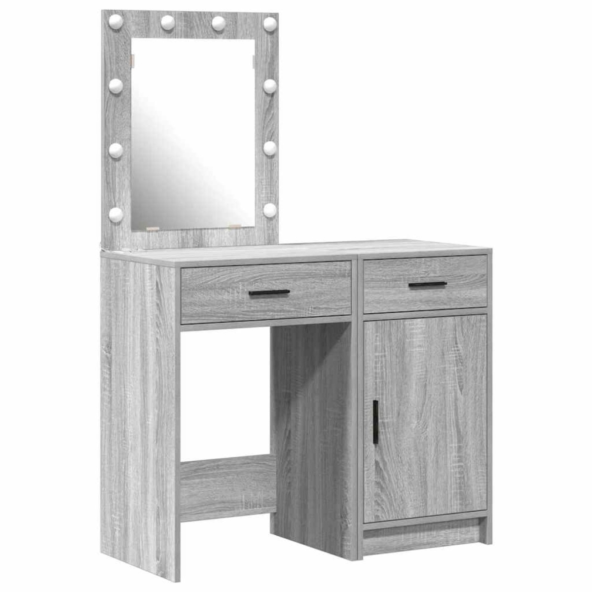 vidaXL Τραπέζι περιποίησης 2 τμχ. Γκρι 50 x 41 x 135 εκ