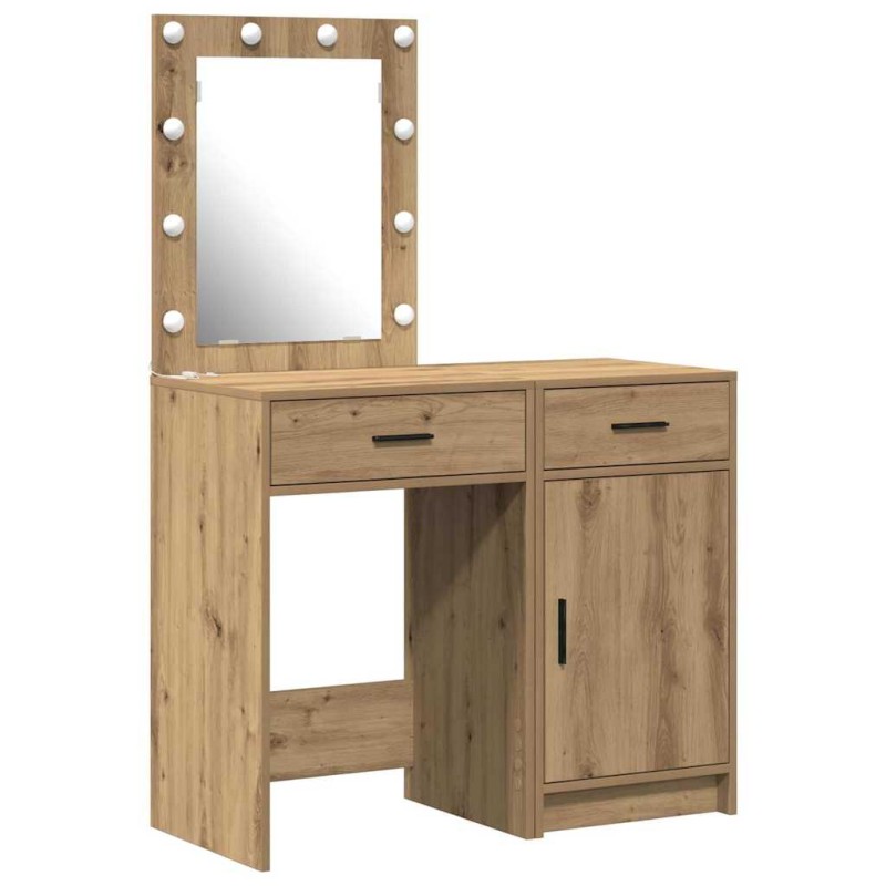 vidaXL Τραπέζι περιποίησης 2 τμχ. Καφέ 50 x 41 x 135 εκ