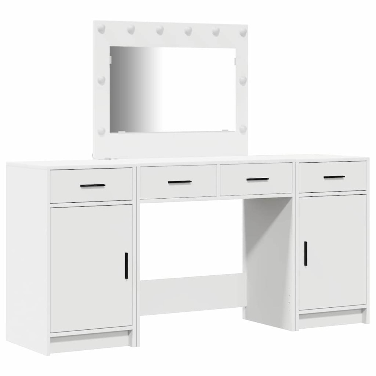 vidaXL Τραπέζι περιποίησης 3 τμχ. Λευκό 78,5 x 41 x 135 εκ