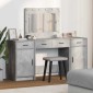 vidaXL Τραπέζι περιποίησης 3 τμχ. Γκρι 78,5 x 41 x 135 εκ