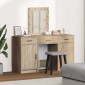 vidaXL Τραπέζι περιποίησης Καφέ 50 x 41 x 135 εκ Επεξεργασμένο Ξύλο