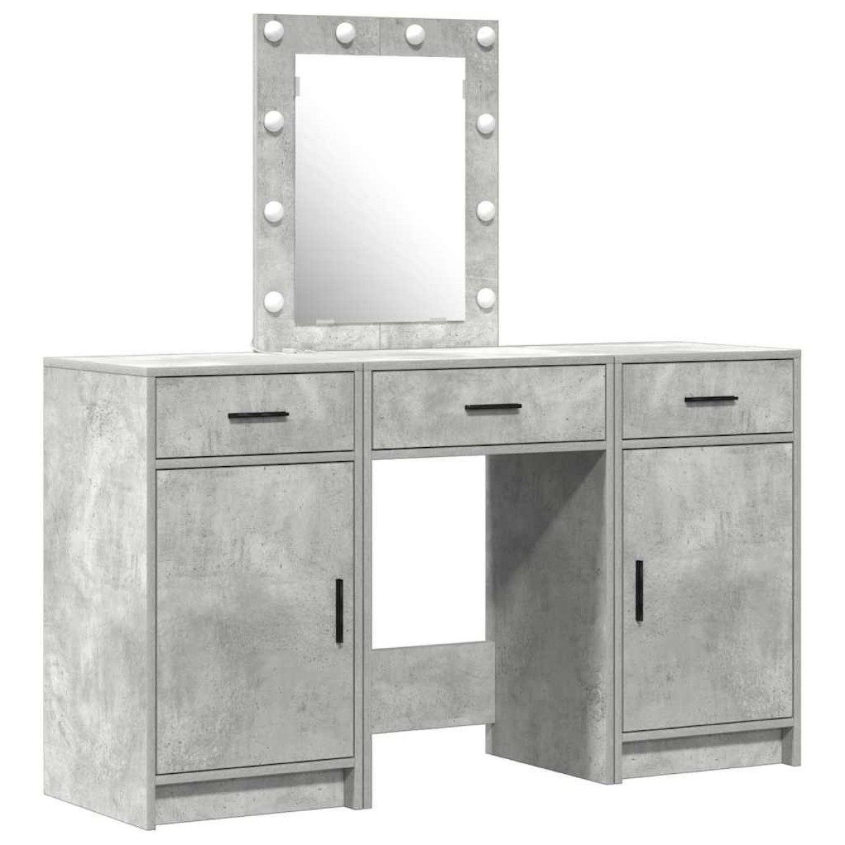 vidaXL Τραπέζι περιποίησης Γκρι 50 x 41 x 135 εκ Επεξεργασμένο Ξύλο