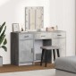 vidaXL Τραπέζι περιποίησης Γκρι 50 x 41 x 135 εκ Επεξεργασμένο Ξύλο