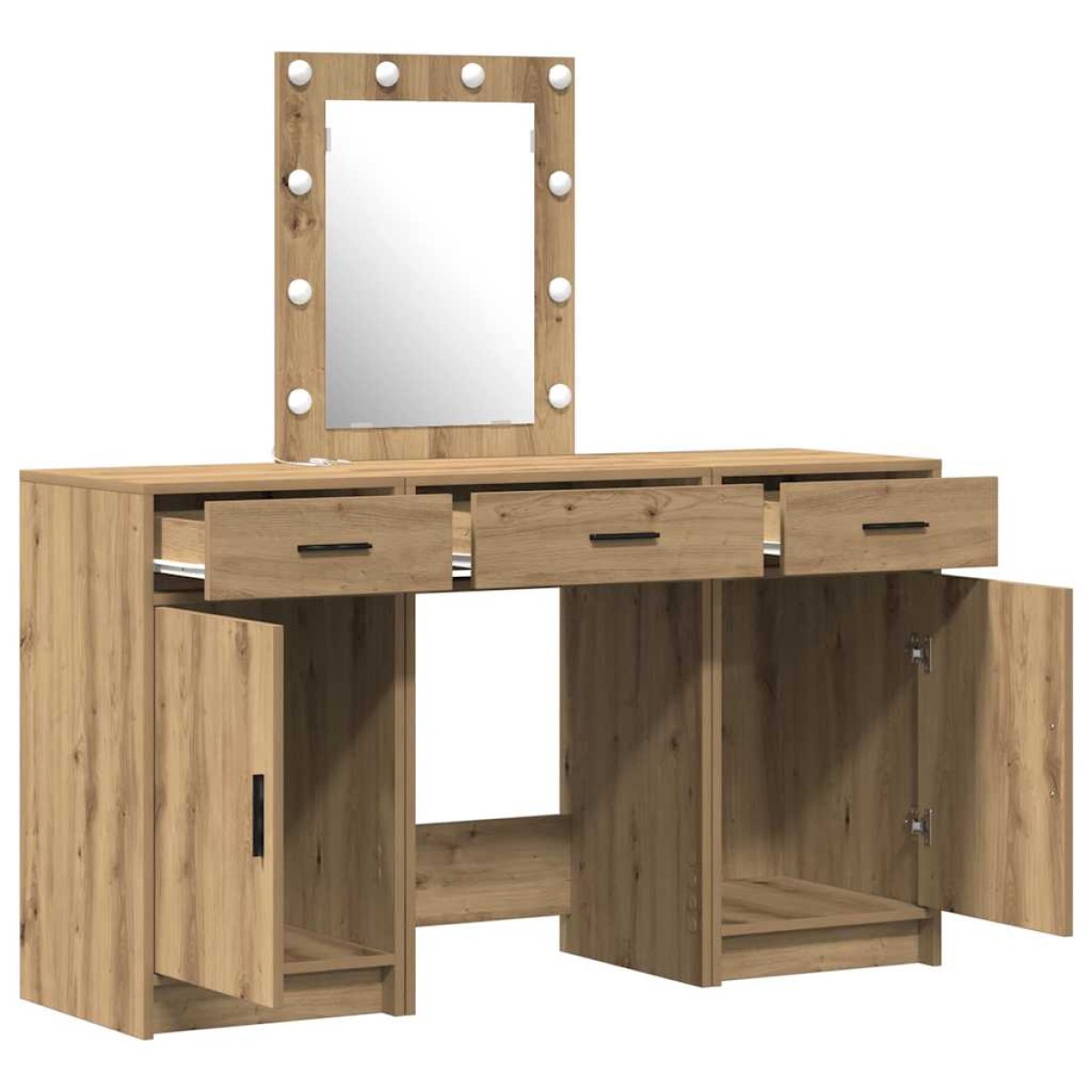 vidaXL Τραπέζι περιποίησης Καφέ 50 x 41 x 135 εκ Επεξεργασμένο Ξύλο