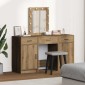 vidaXL Τραπέζι περιποίησης Καφέ 50 x 41 x 135 εκ Επεξεργασμένο Ξύλο