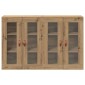 vidaXL Ντουλάπια Τοίχου 2 τμχ. Artisan Oak 69,5 x 34 x 90 εκ.