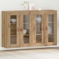 vidaXL Ντουλάπια Τοίχου 2 τμχ. Artisan Oak 69,5 x 34 x 90 εκ.