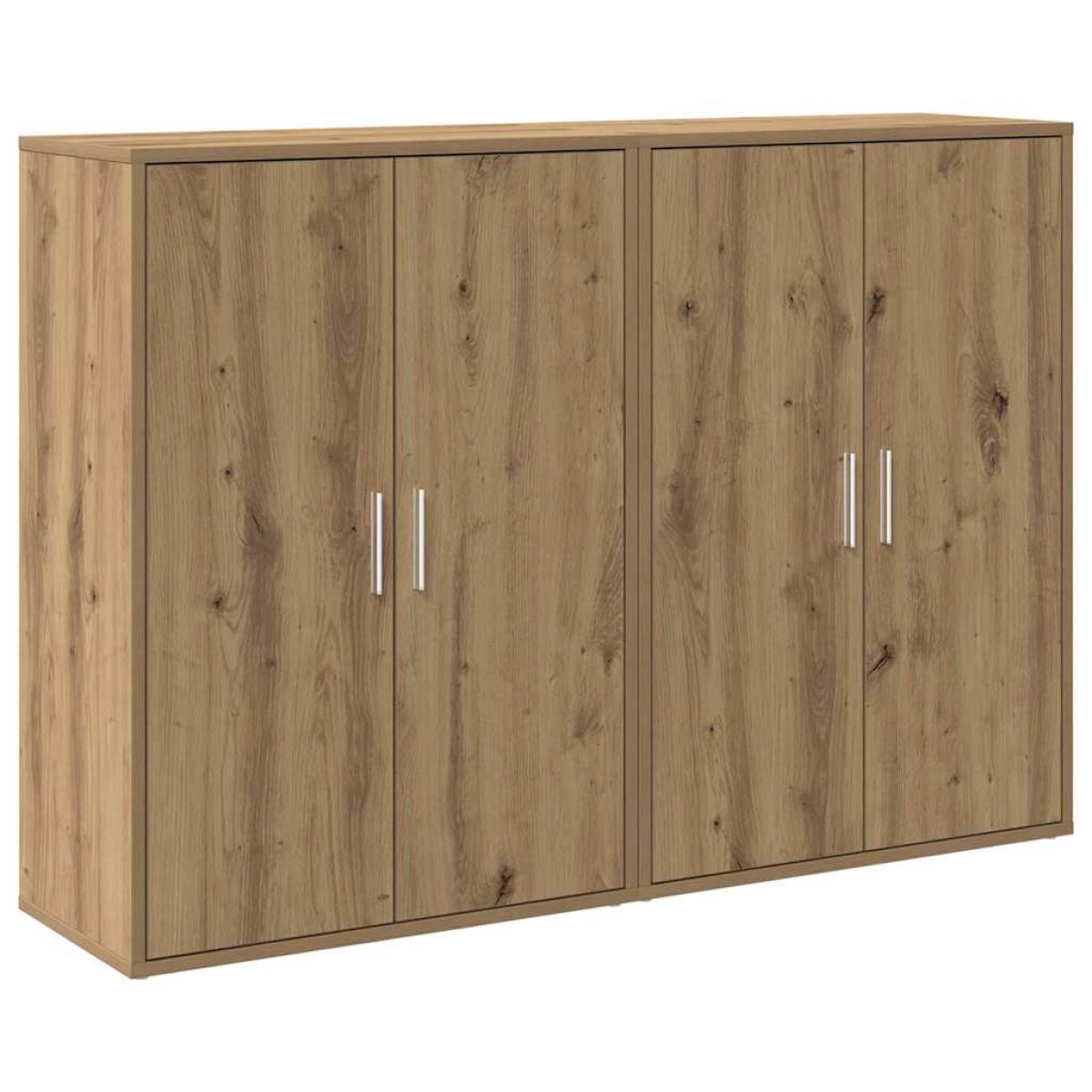 vidaXL Πλαϊνό γραφείο 2 τμχ. Artisan Oak 60 x 31 x 84 εκ.