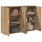 vidaXL Πλαϊνό γραφείο 2 τμχ. Artisan Oak 60 x 31 x 84 εκ.
