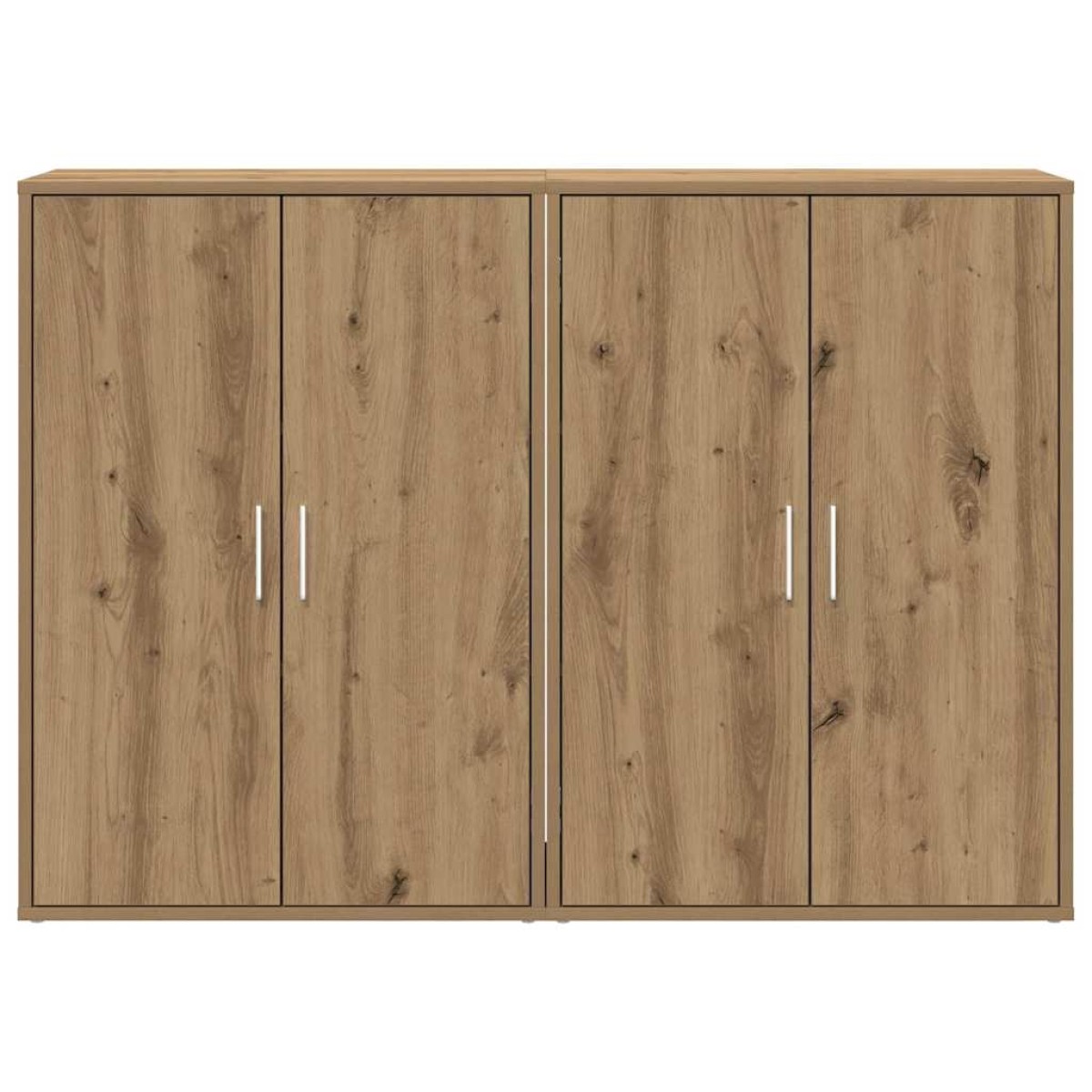 vidaXL Πλαϊνό γραφείο 2 τμχ. Artisan Oak 60 x 31 x 84 εκ.